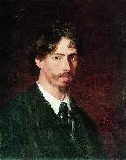 Ilia Efimovich Repin Self portrait oil painting artist